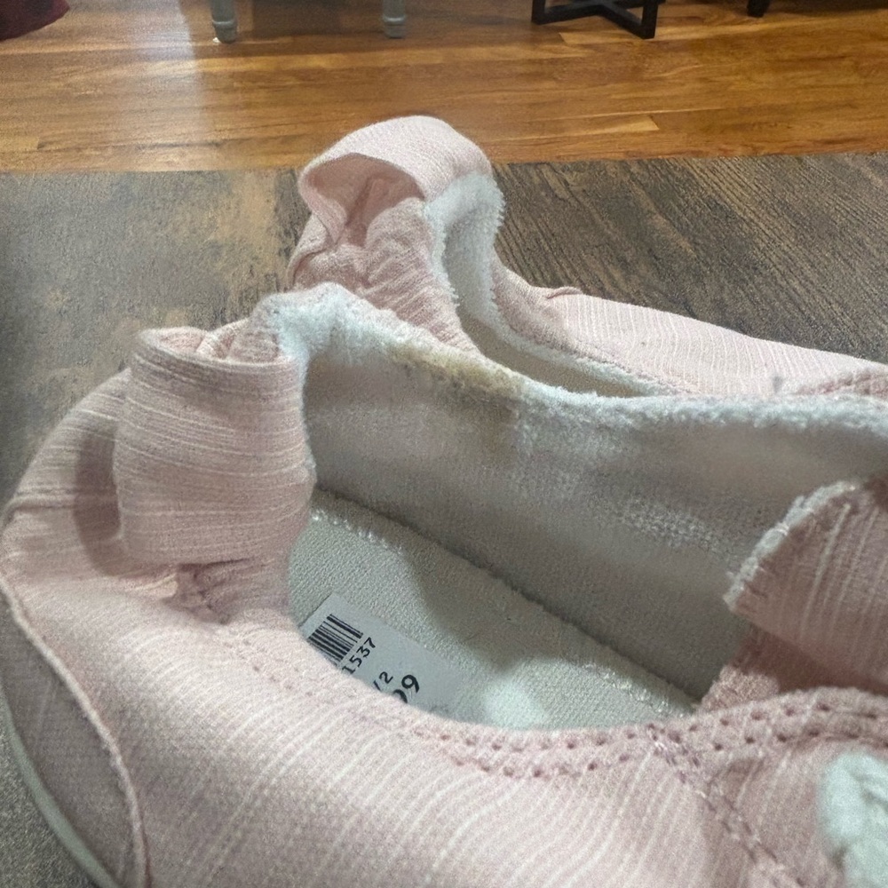 Pink Ruffled Slip-On Shoes - Picture 3 of 3
